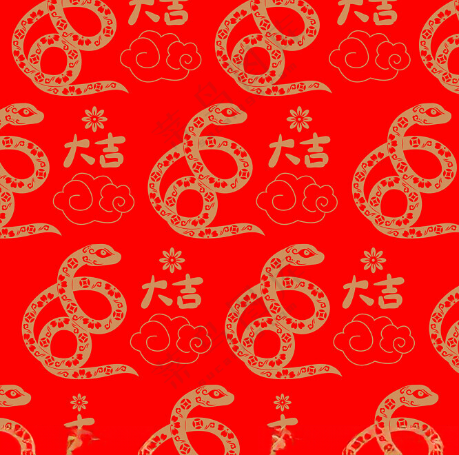 蛇年包装矢量蛇剪影广告设计海报