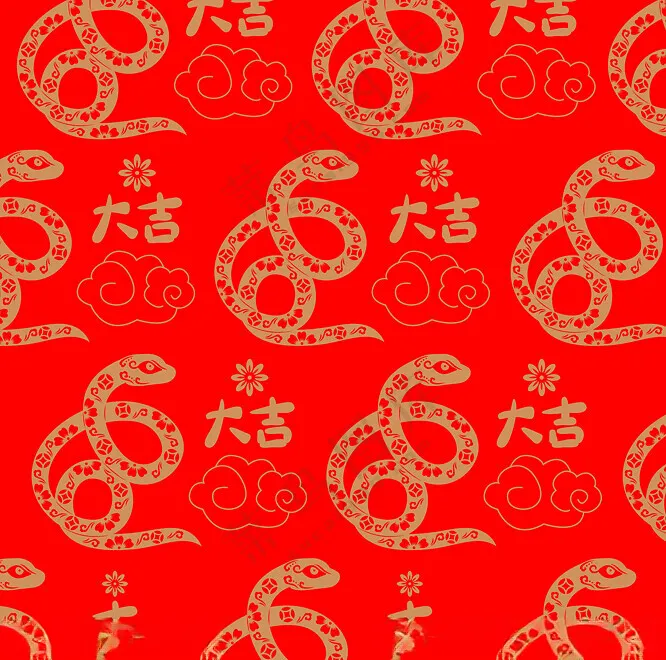 蛇年包装矢量蛇剪影广告设计海报