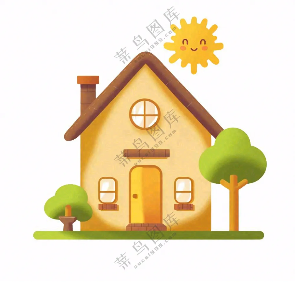 房屋小房子宠物家居卡通免抠