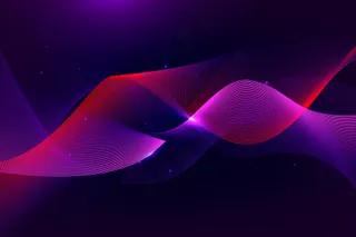 紫红色曲线波浪背景素材