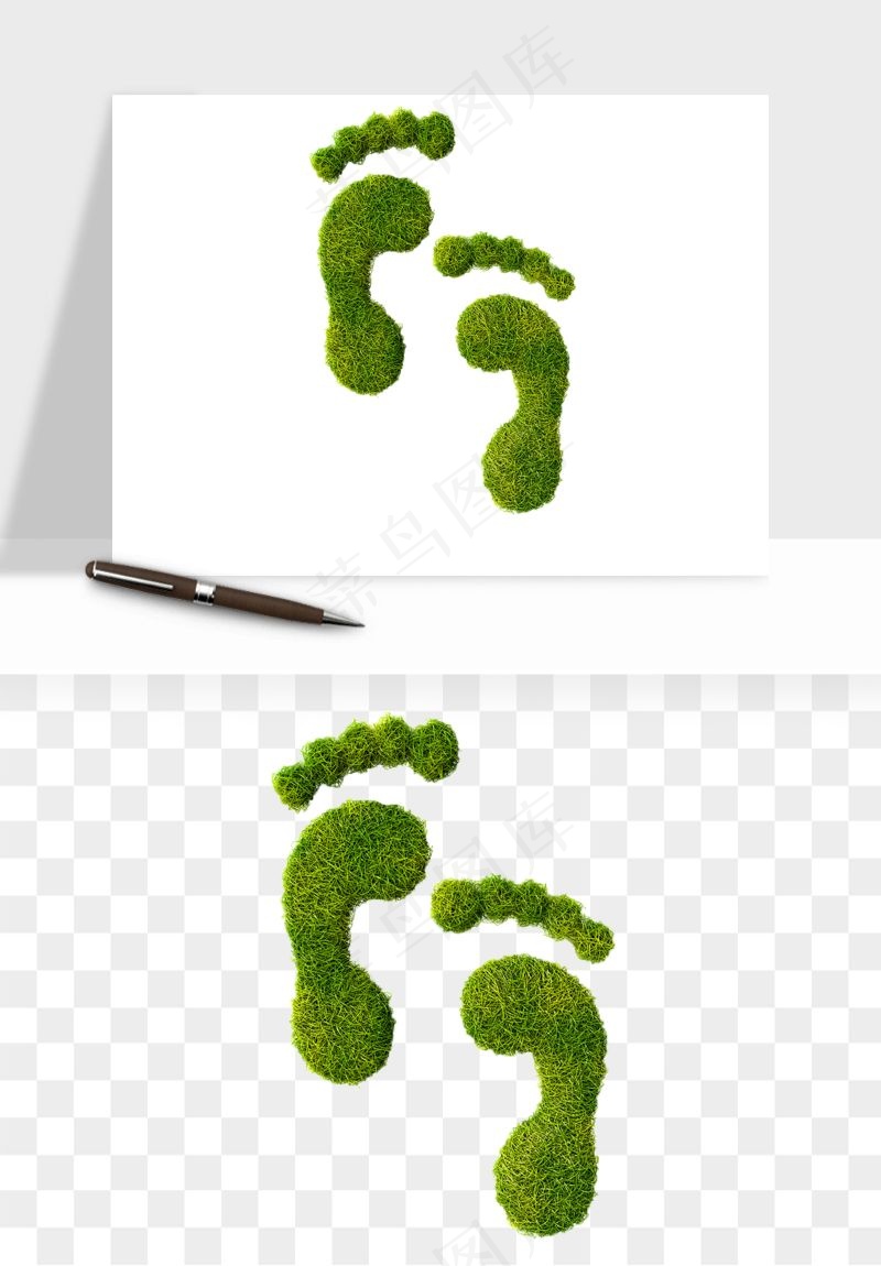 脚印脚丫鞋印png免抠