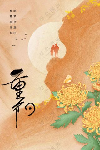 重阳节节日传统活动海报