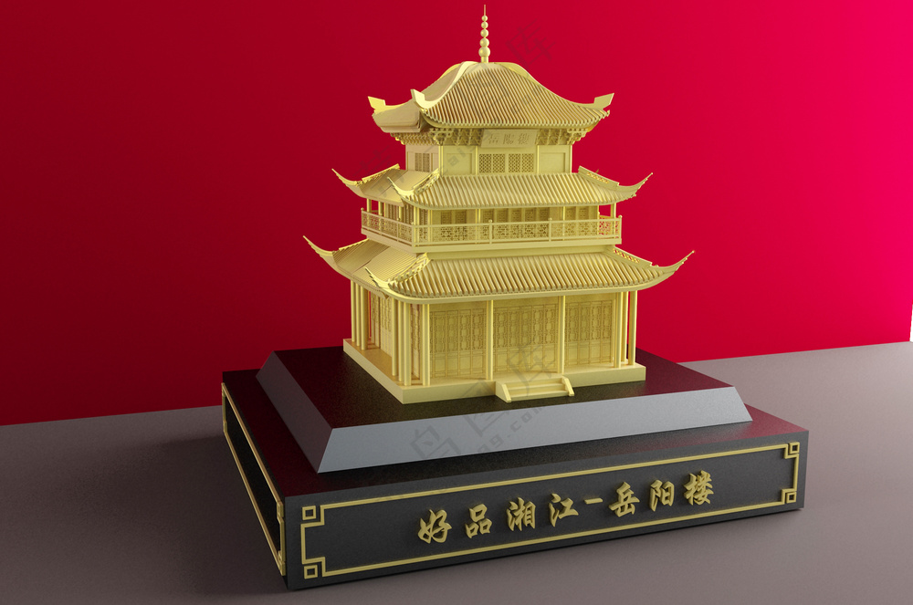 岳阳楼饰品铜