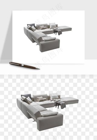 现代沙发家具png免抠