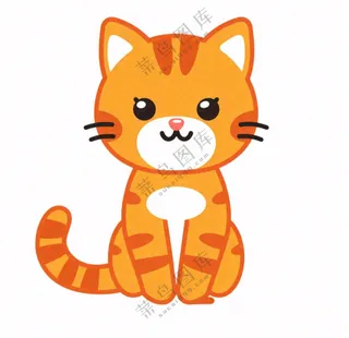 萌宠宠物卡通小猫可爱免抠