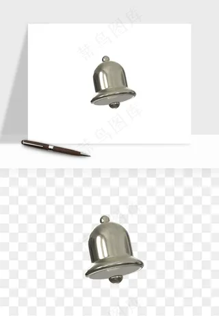 立体潮流金属质感小装饰png免抠