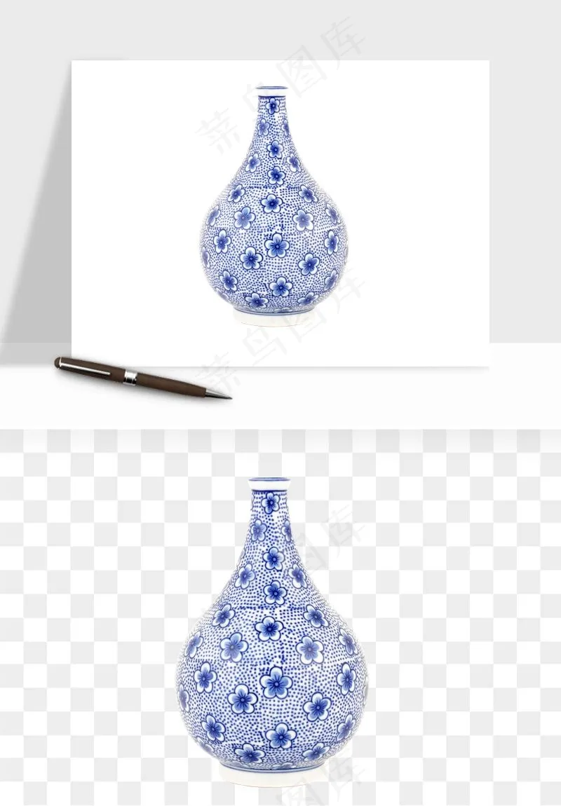 青花瓷陶瓷png免抠