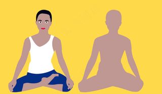 瑜伽体式  成就坐