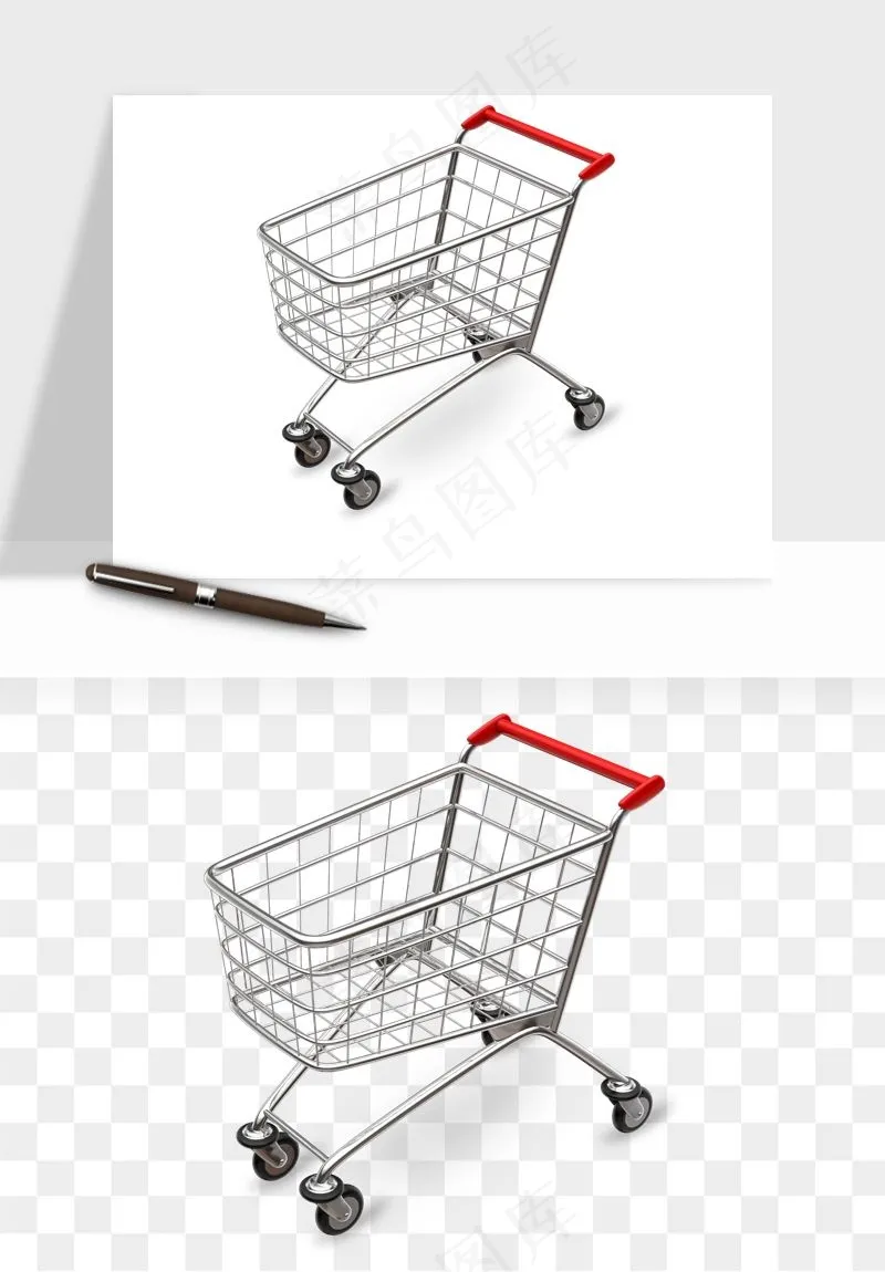 购物车购物篮png免抠图