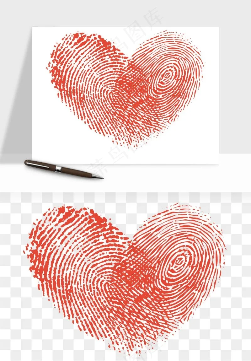 指纹手指纹路png免抠