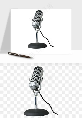 话筒直播麦克风png免抠