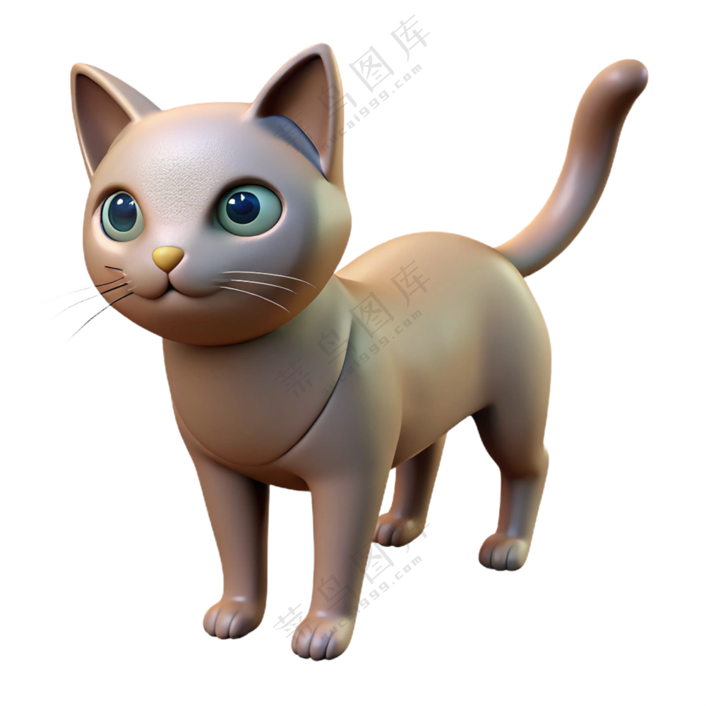 动物3D立体可爱小猫