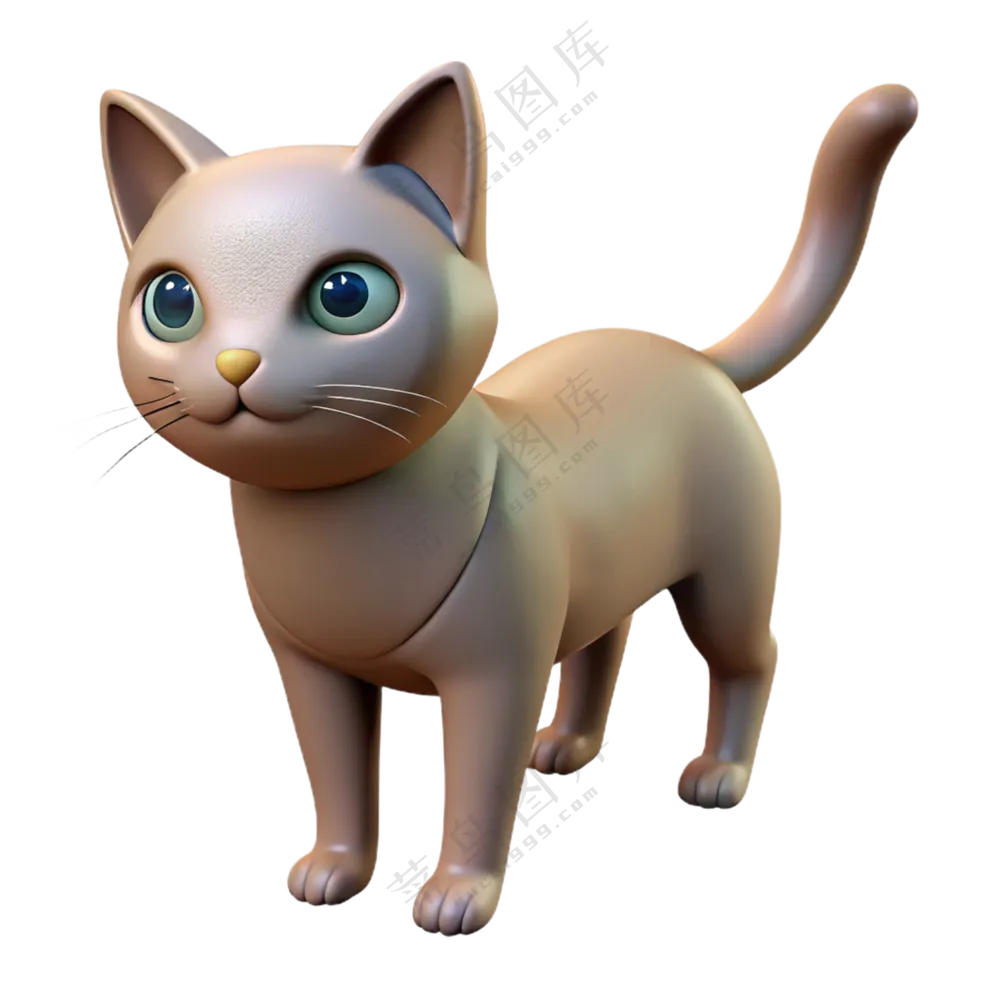 动物3D立体可爱小猫