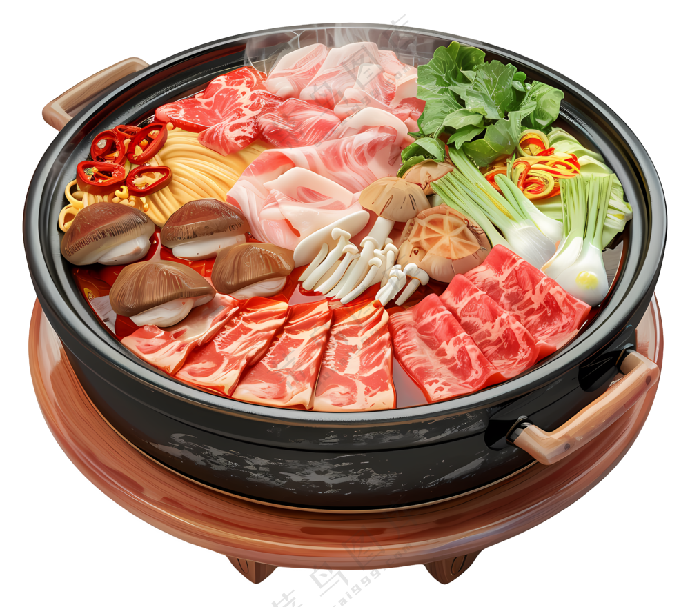 美味的火锅餐