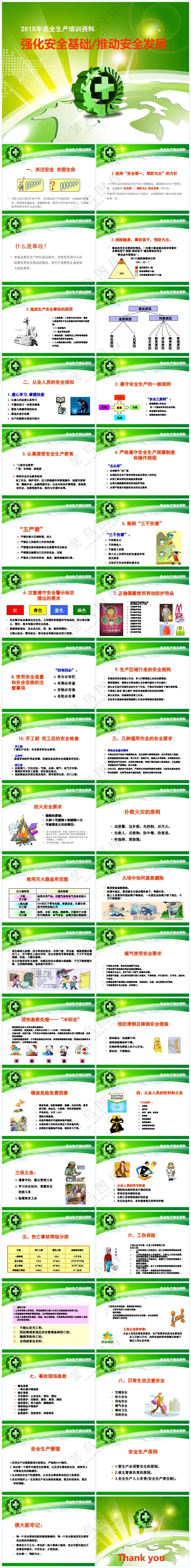 绿色职场风安全生产知识培训资料