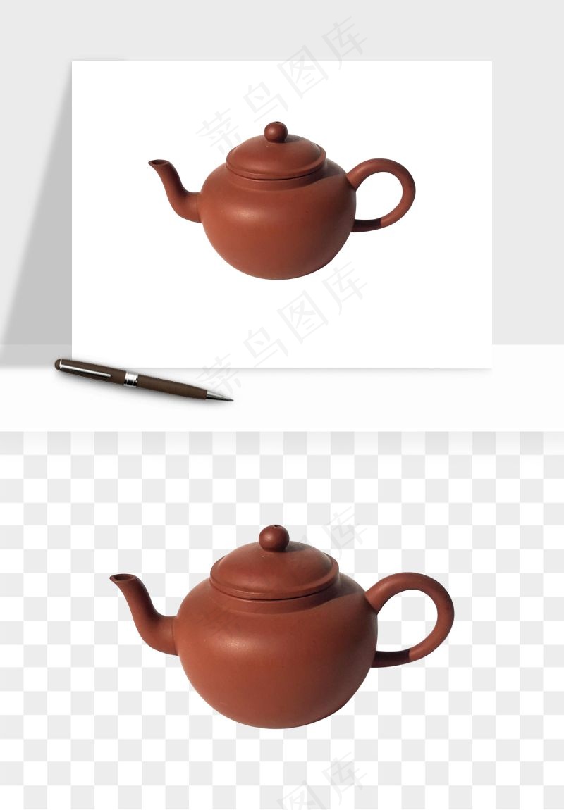 中国风茶壶茶几png免抠图