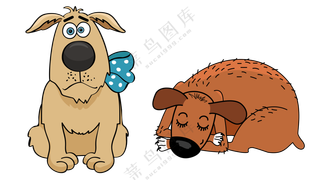 卡通狗元素3