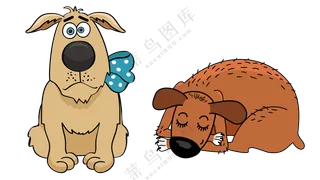 卡通狗元素3