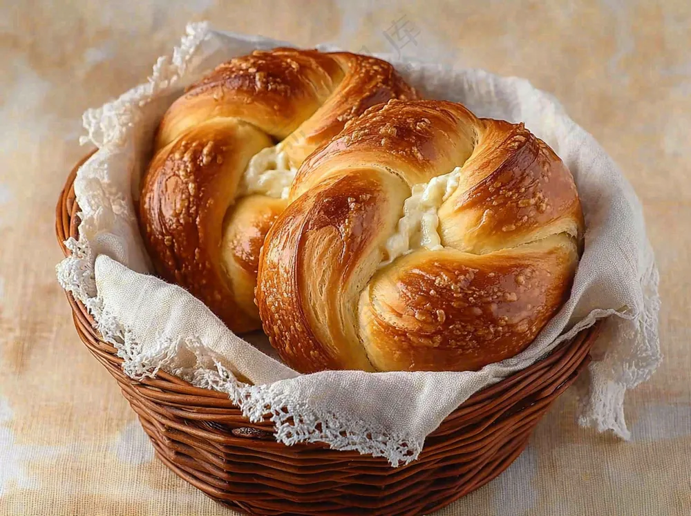 烘焙面包美食摄影图