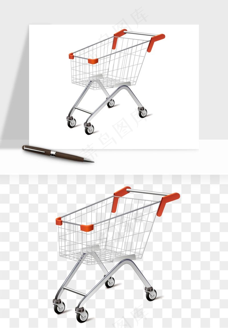 购物车购物篮png免抠图