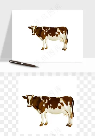 奶牛矢量