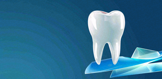 牙医牙科牙齿清洁美白插画背景