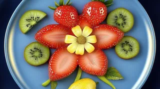 美味果盘水果美食果肉新鲜