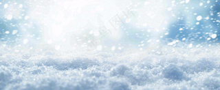 冬天白色闪耀的雪花寒冷唯美小寒大寒立冬大雪摄影图