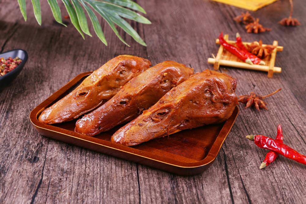 麻辣鸭头图片