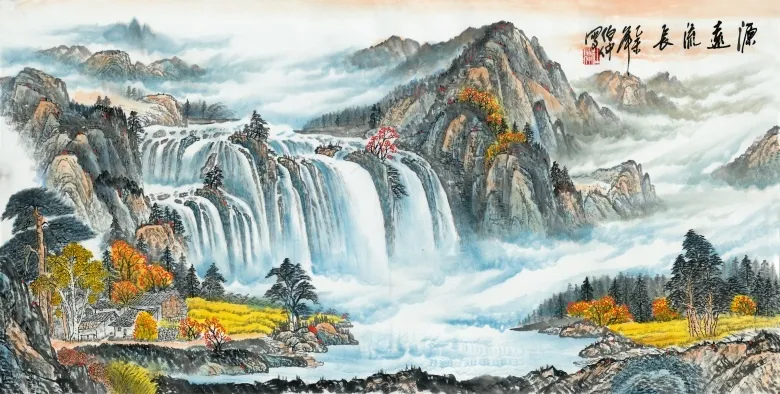 鸿运当头喷绘原图