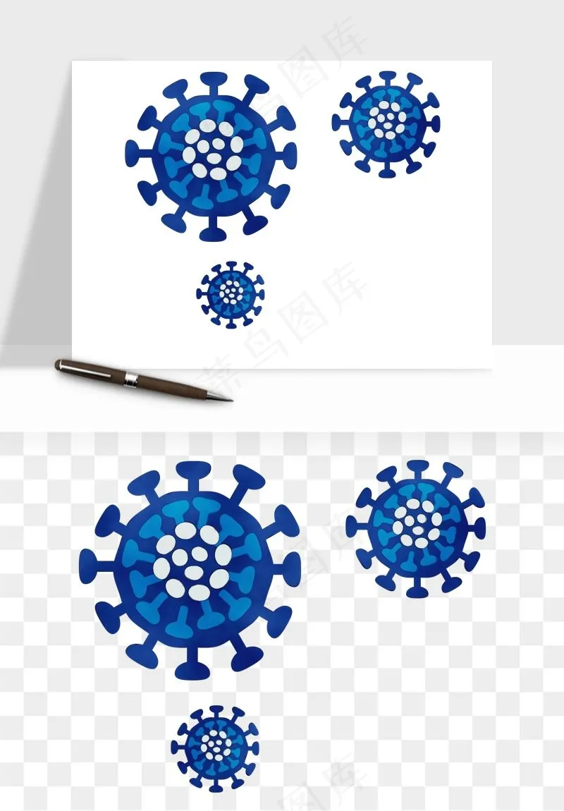 病毒细菌癌细胞png免抠