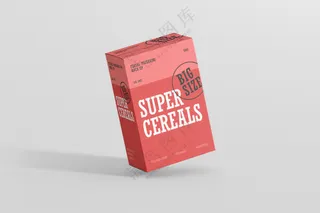 长方形纸盒产品包装盒子样机-02