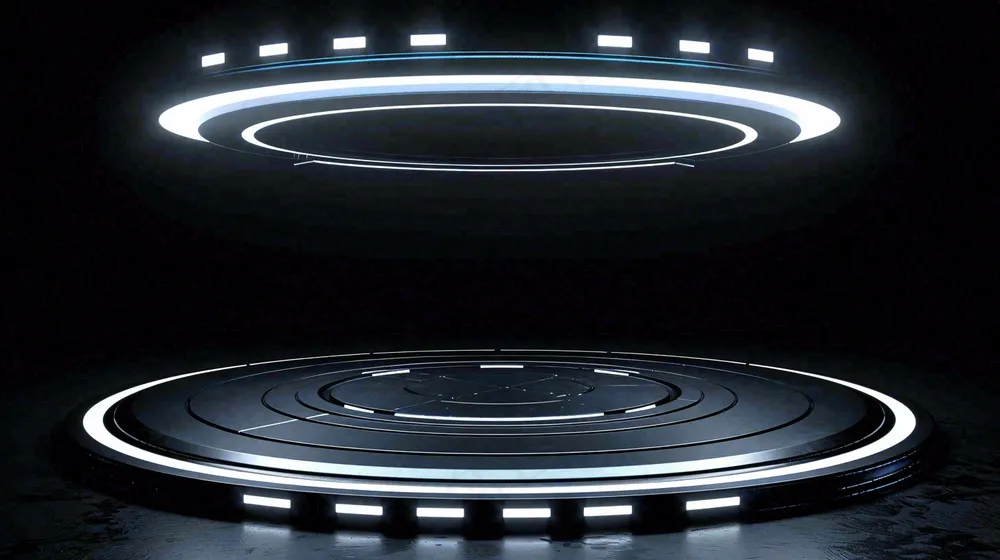 数码科技线光几何背景