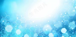 浅蓝色科技背景