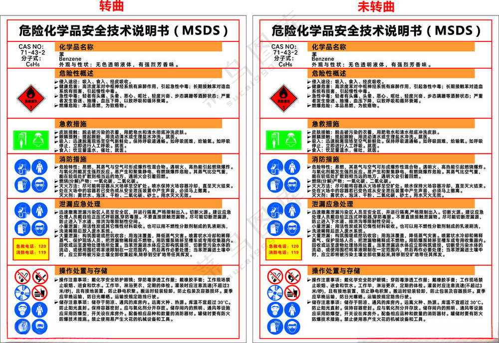 笨危险化学品安全技术说明书危险化学品说明书海报