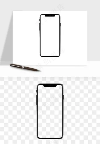 手机样机边框元素png免抠