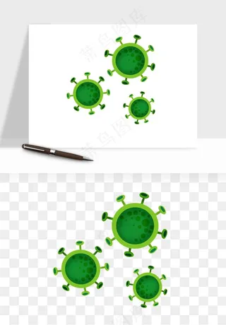 病毒细菌癌细胞png免抠