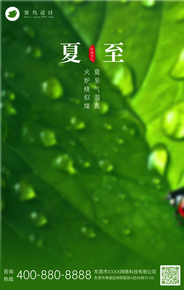 夏至手机海报
