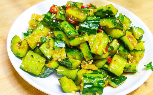 凉拌黄瓜美食图片