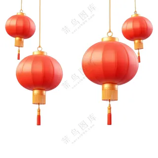 红灯笼新年快乐