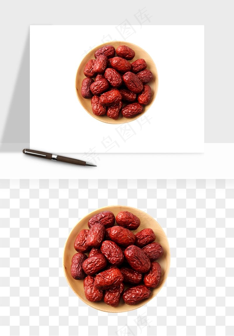 红枣大枣png免抠