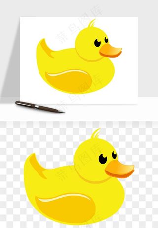 小黄鸭png免抠