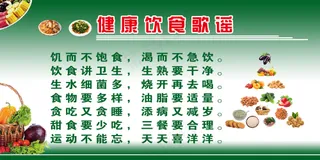 健康饮食歌谣