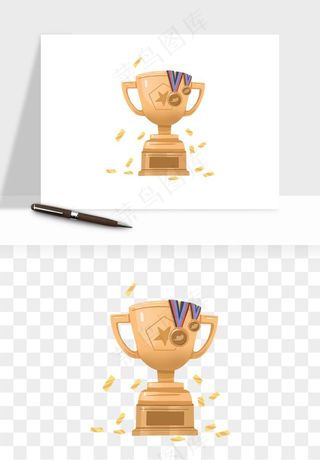 荣誉奖杯冠军金奖png免抠