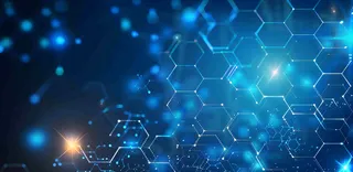 深蓝色科技背景