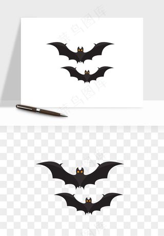 卡通蝙蝠png免抠