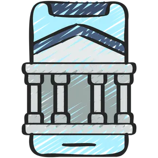 手机银行 铅笔手绘图标icon