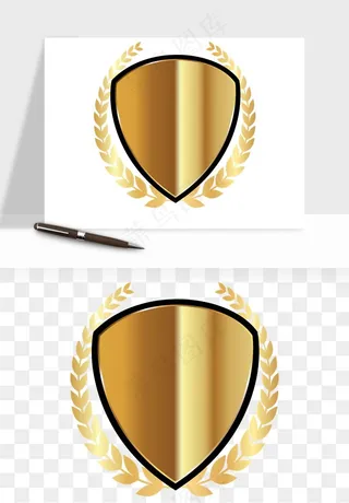 盾牌护盾认证品质徽章png免抠