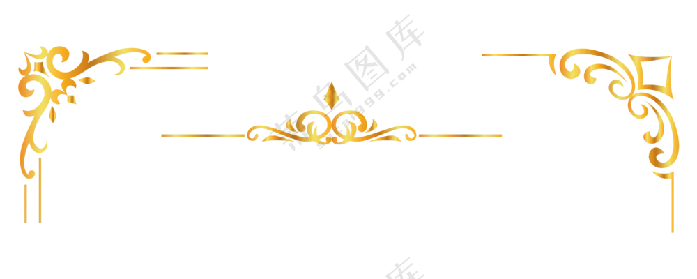 金色边框元素1