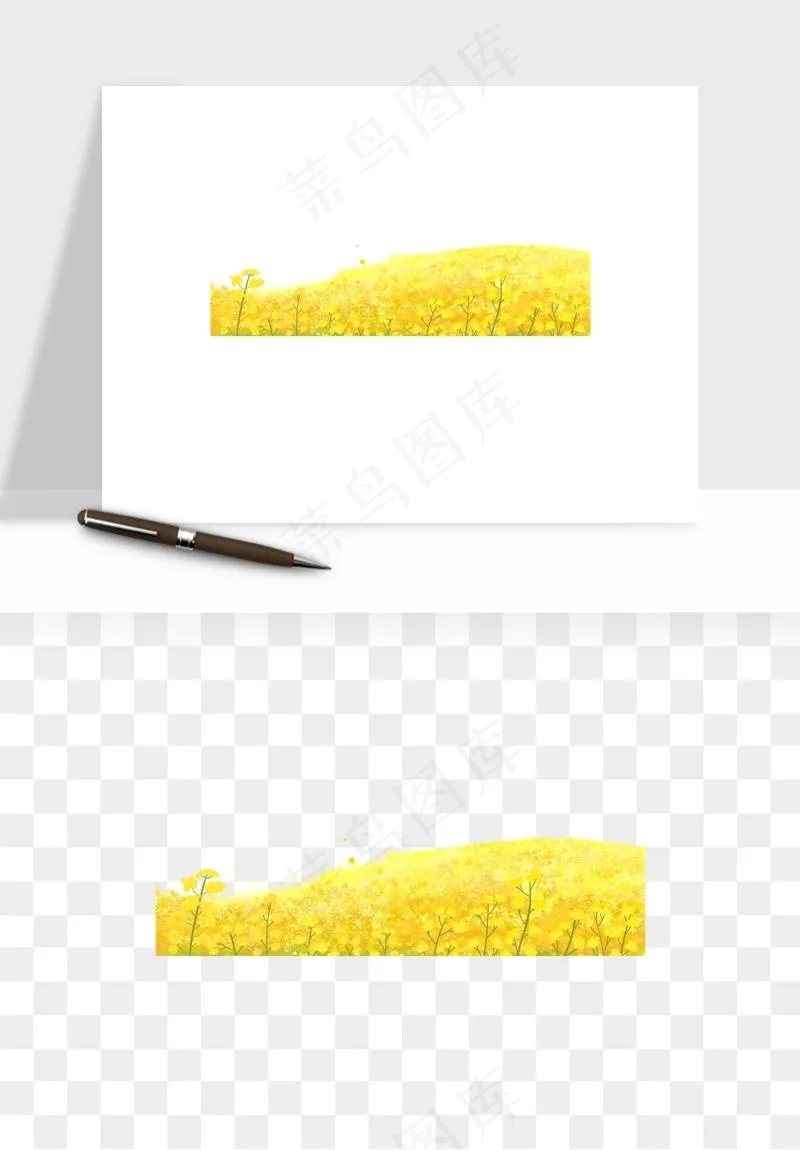 油菜花田png免抠